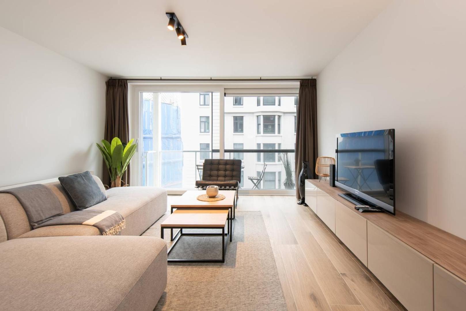 Luxueus, Ruim Appartement Op 350M Van Het Strand Ostende Kültér fotó